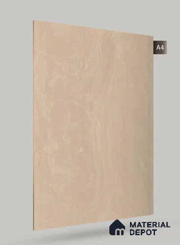 Brown Marble Look NL 658 8 ft x 4 ft High Gloss Finish Decorative Laminate - 1 mm | Suitable for TV Unit, Wardrobe, Kitchen Cabinets