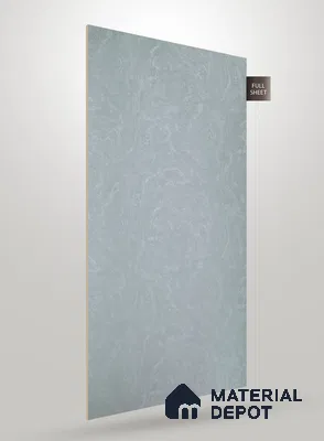 Blue Marble Look NL 660 8 ft x 4 ft High Gloss Finish Decorative Laminate - 1 mm | Suitable for TV Unit, Wardrobe, Kitchen Cabinets