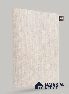 Beige Fabric Look RF 1829 Real Fabric 8 ft x 4 ft Texture Finish Decorative Laminate - 1.25 mm | Suitable for TV Unit, Wardrobe, Kitchen Cabinets