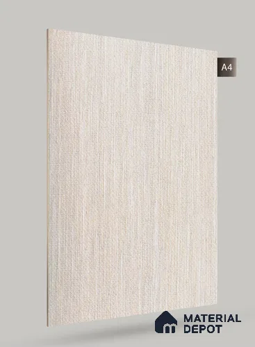 Beige Fabric Look RF 1829 Real Fabric 8 ft x 4 ft Texture Finish Decorative Laminate - 1.25 mm | Suitable for TV Unit, Wardrobe, Kitchen Cabinets