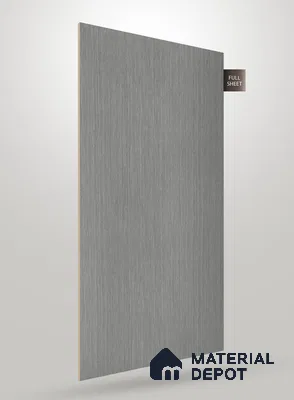 Grey Fabric Look RF 1831 Real Fabric 8 ft x 4 ft Texture Finish Decorative Laminate - 1.25 mm | Suitable for TV Unit, Wardrobe, Kitchen Cabinets