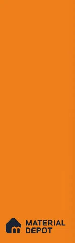 Solid Colors Look LM 01762 Plump Orange 8 ft x 4 ft Suede Finish Decorative Laminate - 1 mm | Suitable for Living Room, Kitchen, Office