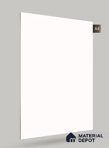 Soft Beige Solid Colors Look SM 126 8 ft x 4 ft Super Matte Finish Decorative Laminate - 1 mm | Suitable for Living Room, Kitchen, Office