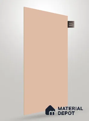 Soft Peach Beige Solid Colors Look SM 135 8 ft x 4 ft Super Matte Finish Decorative Laminate - 1 mm | Suitable for Living Room, Kitchen, Office