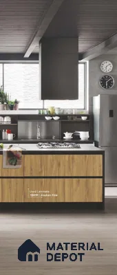 Wooden Look LM 01649 Alaskan Pine 8 ft x 4 ft Texture Finish Decorative Laminate - 1 mm | Suitable for TV Unit, Wardrobe, Kitchen Cabinets