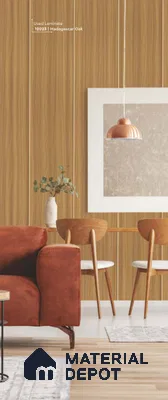 Wooden Look LM 01659 Madagascar Oak 8 ft x 4 ft Texture Finish Decorative Laminate - 1 mm | Suitable for TV Unit, Wardrobe, Kitchen Cabinets