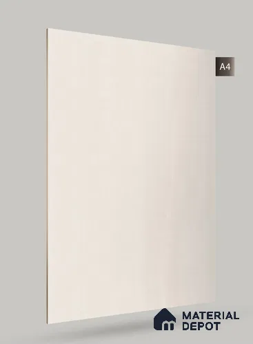 Ivory Textured Solid Look VT 134 8 ft x 4 ft Texture Finish Decorative Laminate - 1 mm | Suitable for TV Unit, Wardrobe, Kitchen Cabinets