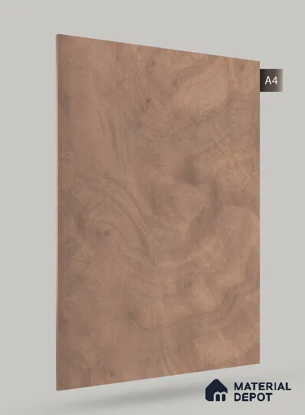 Brown Rustic Look VV 1835 8 ft x 4 ft Texture Finish Decorative Laminate - 1.25 mm | Suitable for TV Unit, Wardrobe, Kitchen Cabinets