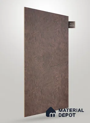 Brown Rustic Look VV 1836 8 ft x 4 ft Texture Finish Decorative Laminate - 1.25 mm | Suitable for TV Unit, Wardrobe, Kitchen Cabinets