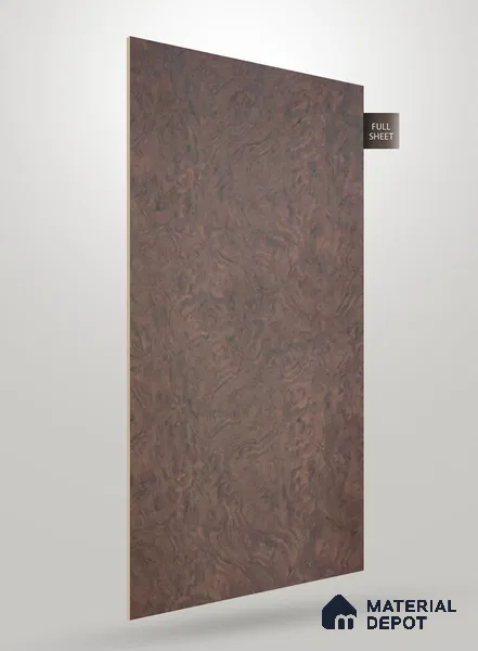 Brown Rustic Look VV 1836 8 ft x 4 ft Texture Finish Decorative Laminate - 1.25 mm | Suitable for TV Unit, Wardrobe, Kitchen Cabinets