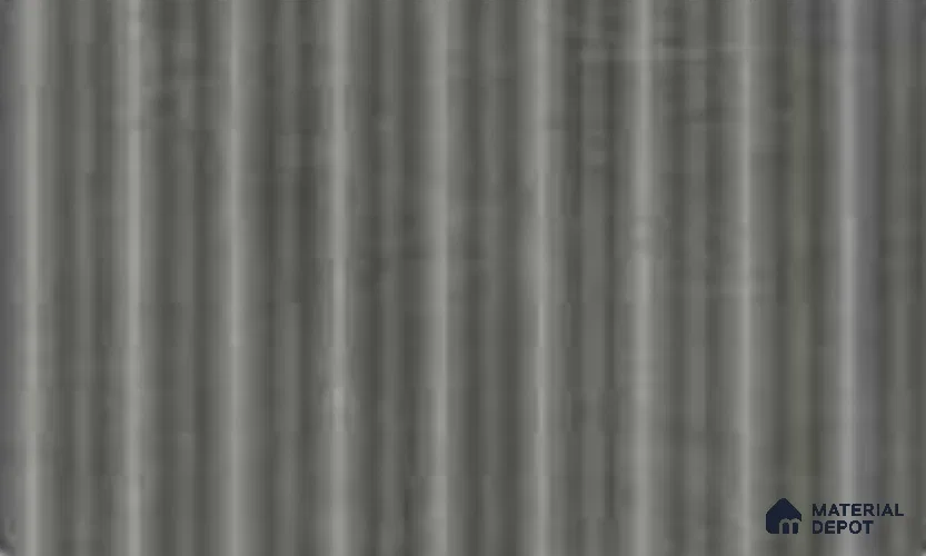 Armani Grey 10 ft x 0.85 ft (3060x260 mm) Prism Design Interior & Exterior Wall & Ceiling Panel - 21 mm | Suitable for Balcony, Facade & Open Area | Width is Subjected to 5% Variation