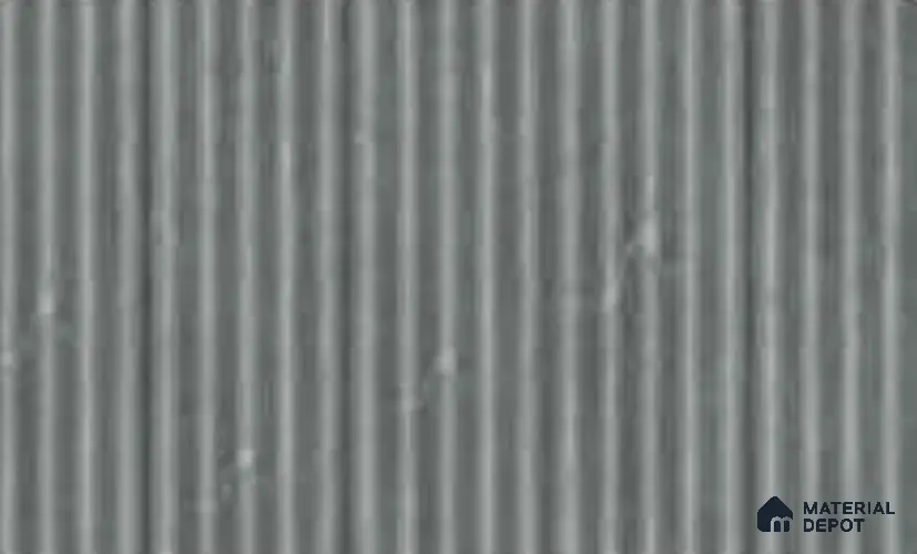 Armani Grey 10 ft x 0.45 ft (3060x140 mm) Pyramid Design Interior & Exterior Wall & Ceiling Panel - 14 mm | Suitable for Balcony, Facade & Open Area | Width is Subjected to 5% Variation