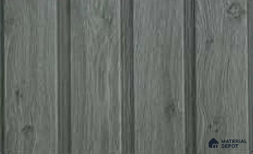 Ashwood Grey 10 ft x 1 ft (3060x340 mm) Duo Design Interior & Exterior Wall & Ceiling Panel - 12 mm | Suitable for Balcony, Facade & Open Area | Width is Subjected to 5% Variation