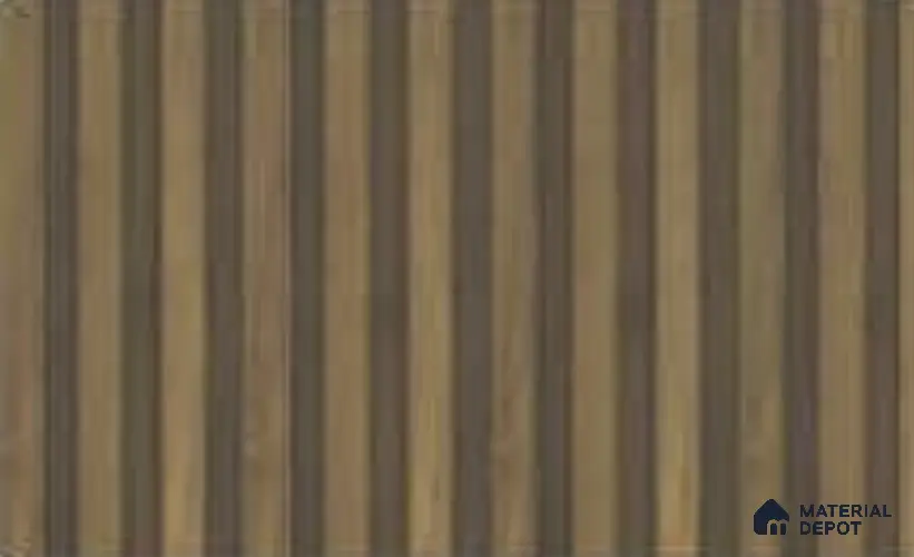 Beech Wood 10 ft x 0.5 ft (3060x150 mm) Dual Tone Linea Design Interior & Exterior Wall & Ceiling Panel - 15 mm | Suitable for Balcony, Facade & Open Area | Width is Subjected to 5% Variation