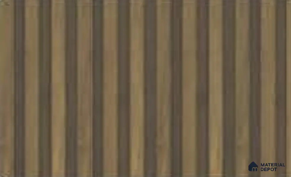 Beech Wood 10 ft x 0.5 ft (3060x150 mm) Dual Tone Linea Design Interior & Exterior Wall & Ceiling Panel - 15 mm | Suitable for Balcony, Facade & Open Area | Width is Subjected to 5% Variation
