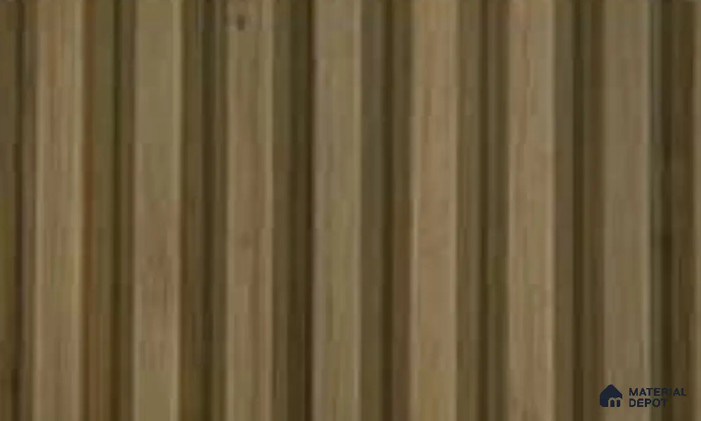 Beech Wood 10 ft x 8.2 inch Vertica Design Interior & Exterior Wall & Ceiling Panel - 20 mm | Suitable for Balcony, Facade & Open Area | Width is Subjected to 5% Variation