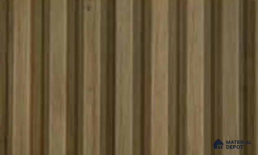 Beech Wood 10 ft x 8.2 inch Vertica Design Interior & Exterior Wall & Ceiling Panel - 20 mm | Suitable for Balcony, Facade & Open Area | Width is Subjected to 5% Variation