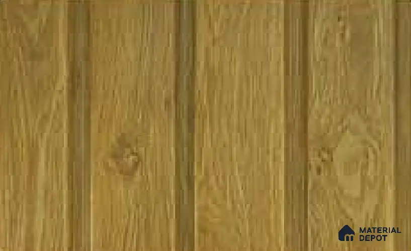 Chestnut 10 ft x 1 ft (3060x340 mm) Duo Design Interior & Exterior Wall & Ceiling Panel - 12 mm | Suitable for Balcony, Facade & Open Area | Width is Subjected to 5% Variation