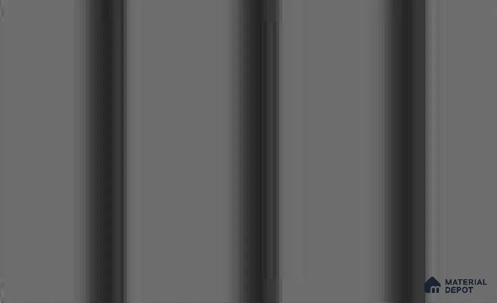 Cloud Grey 10 ft x 0.89 ft (3060x270 mm) Wave Pastel Design Interior & Exterior Wall & Ceiling Panel - 16 mm | Suitable for Balcony, Facade & Open Area | Width is Subjected to 5% Variation