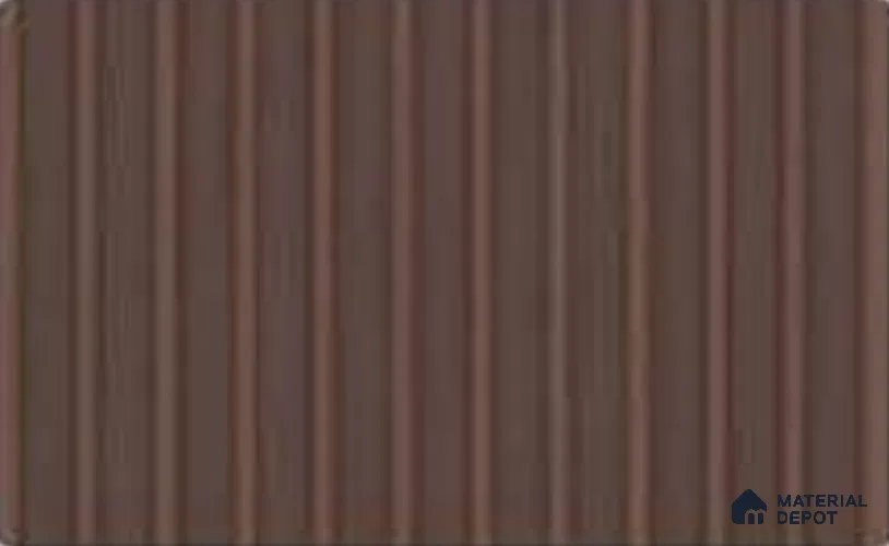 Copper 10 ft x 0.6 ft (3060x180 mm) Arch Design Interior & Exterior Wall & Ceiling Panel - 17 mm | Suitable for Balcony, Facade & Open Area | Width is Subjected to 5% Variation