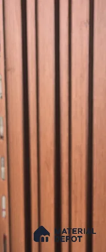 Copper 10 ft x 0.5 ft (3060x150 mm) Linea Design Interior & Exterior Wall & Ceiling Panel - 15 mm | Suitable for Balcony, Facade & Open Area | Width is Subjected to 5% Variation
