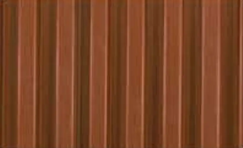 Copper 10 ft x 8.2 inch Vertica Design Interior & Exterior Wall & Ceiling Panel - 20 mm | Suitable for Balcony, Facade & Open Area | Width is Subjected to 5% Variation
