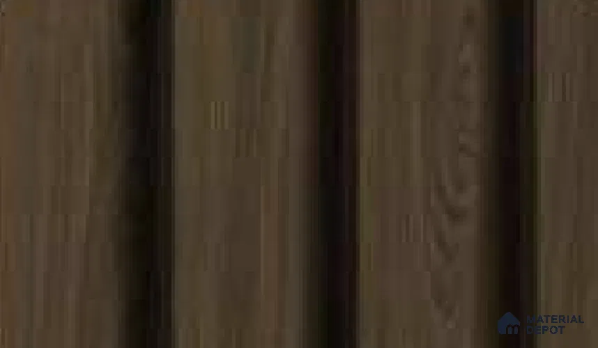 Danish Teak 10 ft x 0.89 ft (3060x270 mm) Wave Design Interior & Exterior Wall & Ceiling Panel - 16 mm | Suitable for Balcony, Facade & Open Area | Width is Subjected to 5% Variation