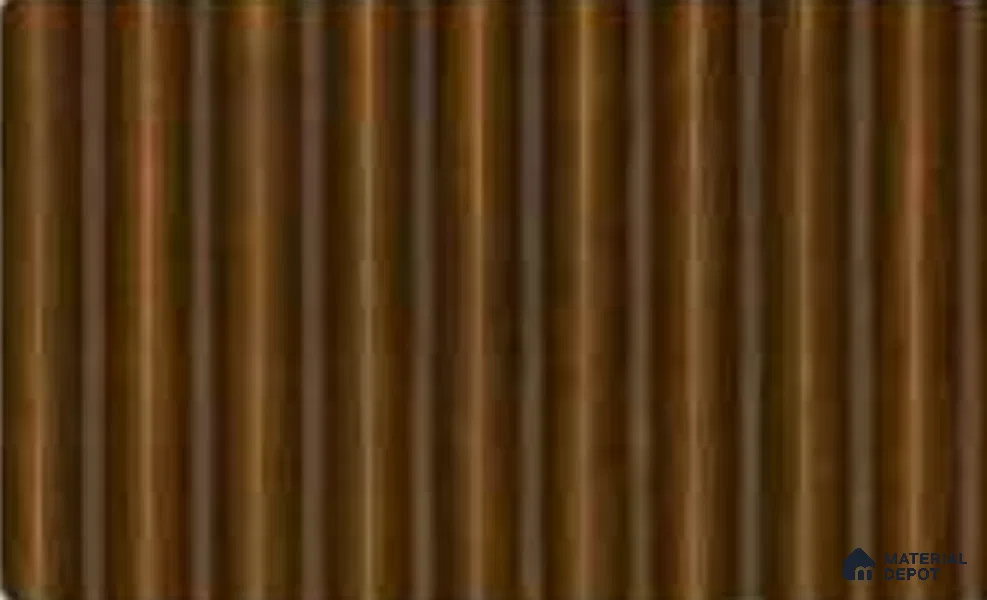 English Nut 10 ft x 0.85 ft (3060x260 mm) Prism Design Interior & Exterior Wall & Ceiling Panel - 21 mm | Suitable for Balcony, Facade & Open Area | Width is Subjected to 5% Variation