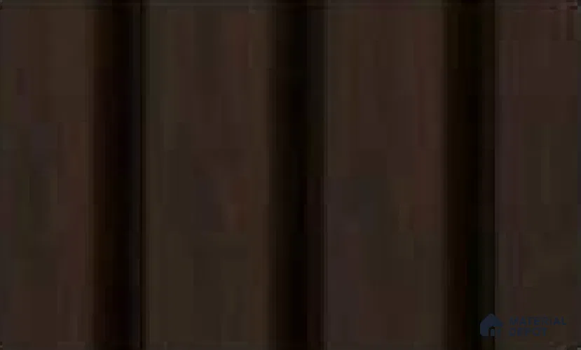 English Nut 10 ft x 0.89 ft (3060x270 mm) Wave Design Interior & Exterior Wall & Ceiling Panel - 16 mm | Suitable for Balcony, Facade & Open Area | Width is Subjected to 5% Variation