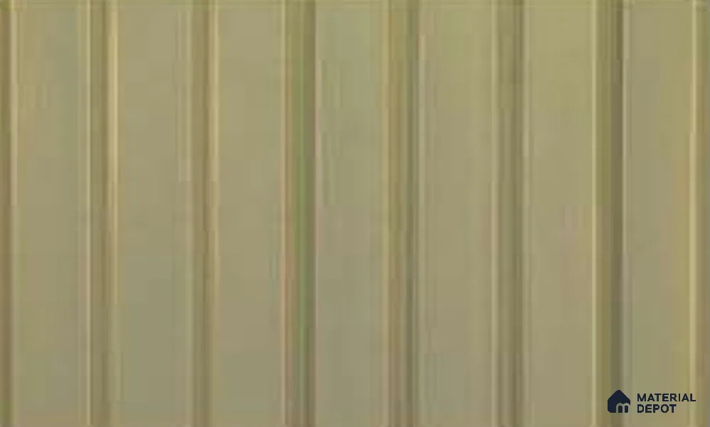 Gold 10 ft x 1 ft (3060x300 mm) Louvers2 Design Interior & Exterior Wall & Ceiling Panel - 14 mm