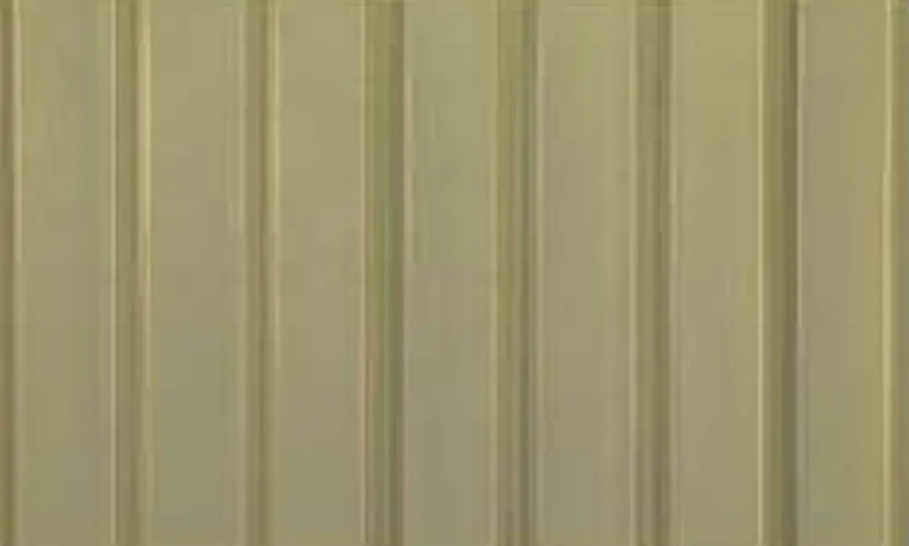 Gold 10 ft x 0.86 ft (3060x265 mm) Louvers Design Interior & Exterior Wall & Ceiling Panel - 14 mm | Suitable for Balcony, Facade & Open Area | Width is Subjected to 5% Variation