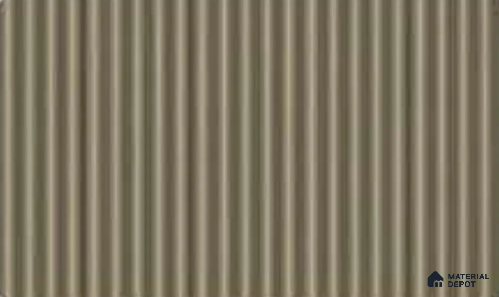 Gold 10 ft x 0.45 ft (3060x140 mm) Pyramid Design Interior & Exterior Wall & Ceiling Panel - 14 mm | Suitable for Balcony, Facade & Open Area | Width is Subjected to 5% Variation