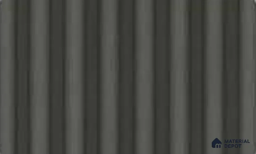 Linen Grey 10 ft x 0.7 ft (3060x215 mm) Dome Dual Black Design Interior & Exterior Wall & Ceiling Panel - 20 mm | Suitable for Balcony, Facade & Open Area | Width is Subjected to 5% Variation