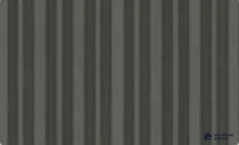 Linen Grey 10 ft x 0.89 ft (3060x270 mm) Stripes Design Interior & Exterior Wall & Ceiling Panel - 20 mm | Suitable for Balcony, Facade & Open Area | Width is Subjected to 5% Variation