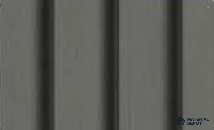 Linen Grey 10 ft x 0.89 ft (3060x270 mm) Wave Design Interior & Exterior Wall & Ceiling Panel - 16 mm | Suitable for Balcony, Facade & Open Area | Width is Subjected to 5% Variation
