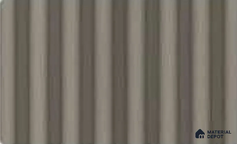 Linen Ivory 10 ft x 0.7 ft (3060x215 mm) Dome Dual Black Design Interior & Exterior Wall & Ceiling Panel - 20 mm | Suitable for Balcony, Facade & Open Area | Width is Subjected to 5% Variation