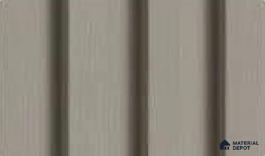 Linen Ivory 10 ft x 0.89 ft (3060x270 mm) Wave Design Interior & Exterior Wall & Ceiling Panel - 16 mm | Suitable for Balcony, Facade & Open Area | Width is Subjected to 5% Variation
