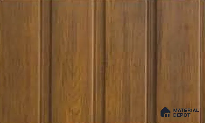 Mahogany 10 ft x 1 ft (3060x340 mm) Duo Design Interior & Exterior Wall & Ceiling Panel - 12 mm | Suitable for Balcony, Facade & Open Area | Width is Subjected to 5% Variation