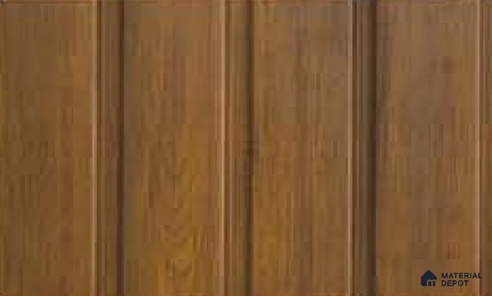 Mahogany 10 ft x 1 ft (3060x340 mm) Duo Design Interior & Exterior Wall & Ceiling Panel - 12 mm | Suitable for Balcony, Facade & Open Area | Width is Subjected to 5% Variation
