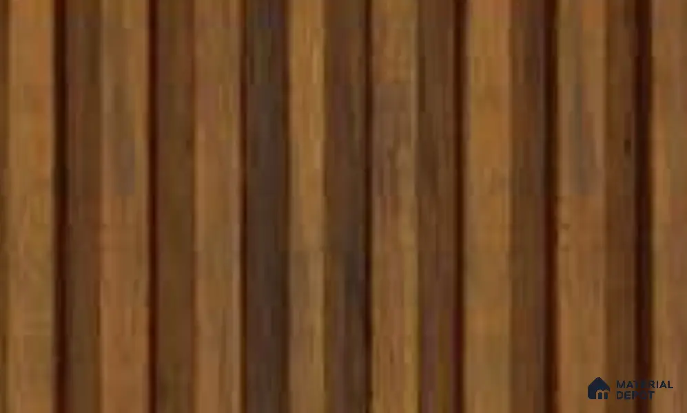 Mahogany 10 ft x 8.2 inch Vertica Design Interior & Exterior Wall & Ceiling Panel - 20 mm | Suitable for Balcony, Facade & Open Area | Width is Subjected to 5% Variation