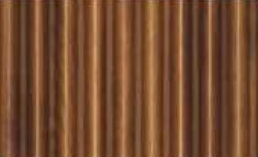 Oak Wood Ocre 10 ft x 0.85 ft (3060x260 mm) Prism Design Interior & Exterior Wall & Ceiling Panel - 21 mm | Suitable for Balcony, Facade & Open Area | Width is Subjected to 5% Variation