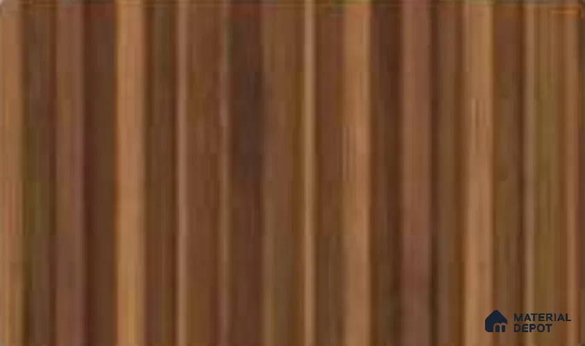 Oak Wood Ocre 10 ft x 0.89 ft (3060x270 mm) Unic Design Interior & Exterior Wall & Ceiling Panel - 15 mm | Suitable for Balcony, Facade & Open Area | Width is Subjected to 5% Variation