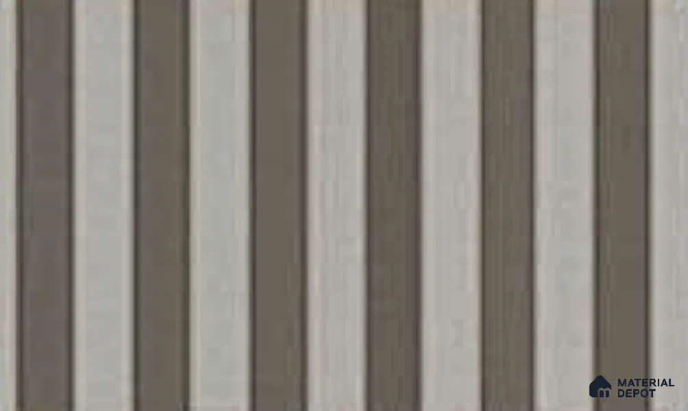 Pearl 10 ft x 8.2 inch Vertica Design Interior & Exterior Wall & Ceiling Panel - 20 mm | Suitable for Balcony, Facade & Open Area | Width is Subjected to 5% Variation
