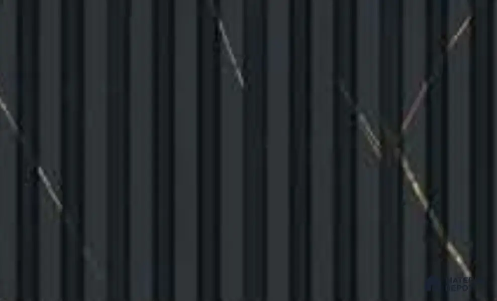Portoro 10 ft x 0.5 ft (3060x150 mm) Linea Design Interior & Exterior Wall & Ceiling Panel - 15 mm | Suitable for Balcony, Facade & Open Area | Width is Subjected to 5% Variation