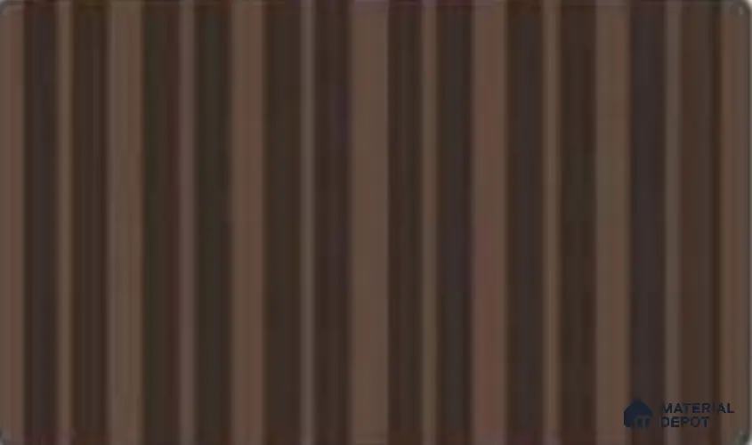 Rame 10 ft x 0.89 ft (3060x270 mm) Stripes Dual Tone Design Interior & Exterior Wall & Ceiling Panel - 20 mm | Suitable for Balcony, Facade & Open Area | Width is Subjected to 5% Variation