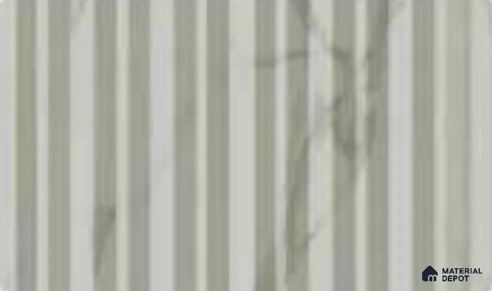 Royal Statuario 10 ft x 0.89 ft (3060x270 mm) Stripes Design Interior & Exterior Wall & Ceiling Panel - 20 mm | Suitable for Balcony, Facade & Open Area | Width is Subjected to 5% Variation