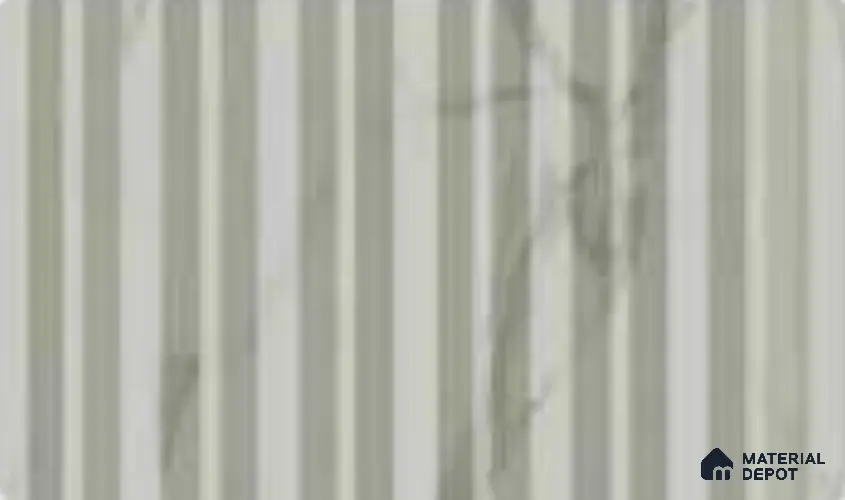 Royal Statuario 10 ft x 0.89 ft (3060x270 mm) Stripes Design Interior & Exterior Wall & Ceiling Panel - 20 mm | Suitable for Balcony, Facade & Open Area | Width is Subjected to 5% Variation