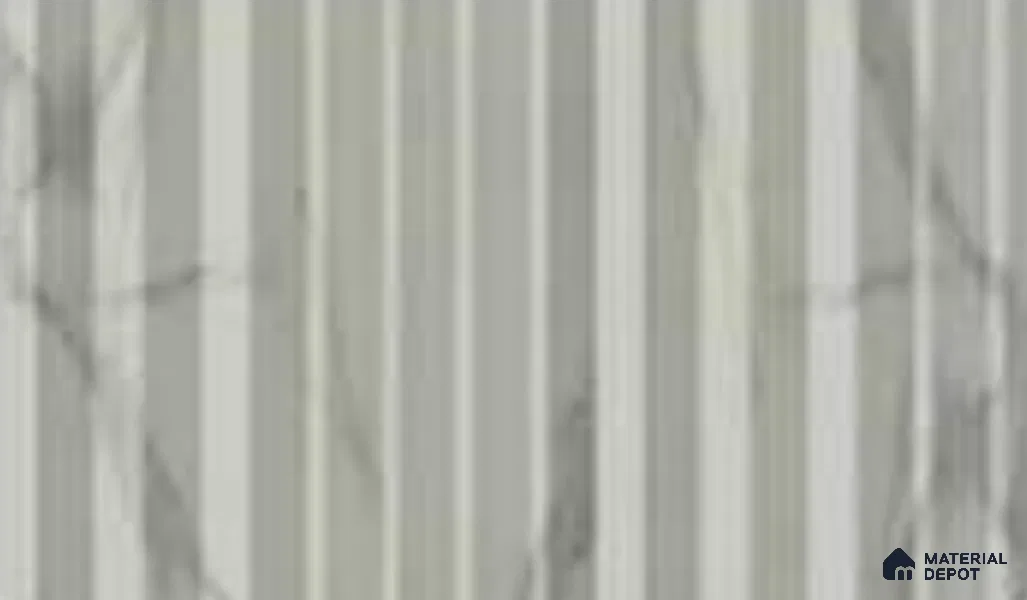 Royal Statuario 10 ft x 0.89 ft (3060x270 mm) Unic Design Interior & Exterior Wall & Ceiling Panel - 15 mm | Suitable for Balcony, Facade & Open Area | Width is Subjected to 5% Variation