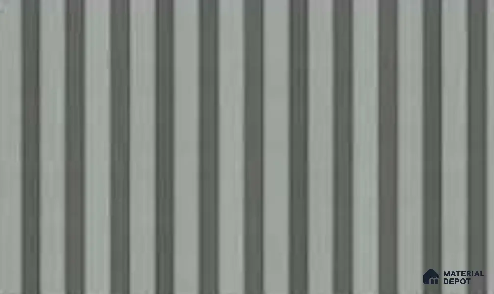 Silver 10 ft x 0.5 ft (3060x150 mm) Linea Design Interior & Exterior Wall & Ceiling Panel - 15 mm | Suitable for Balcony, Facade & Open Area | Width is Subjected to 5% Variation