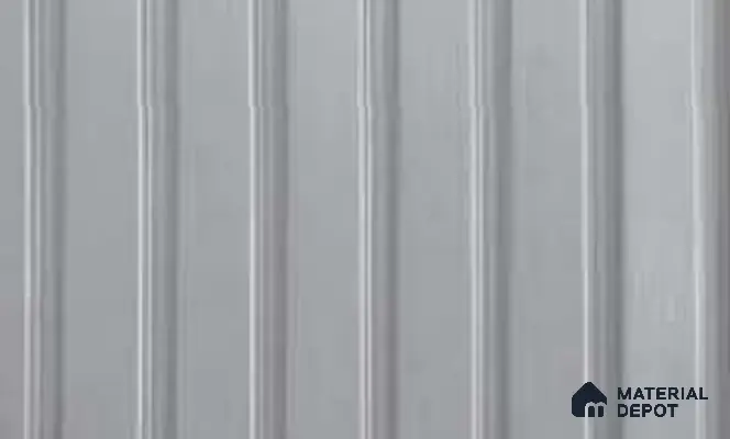 Silver 10 ft x 0.86 ft (3060x265 mm) Louvers Design Interior & Exterior Wall & Ceiling Panel - 14 mm | Suitable for Balcony, Facade & Open Area | Width is Subjected to 5% Variation
